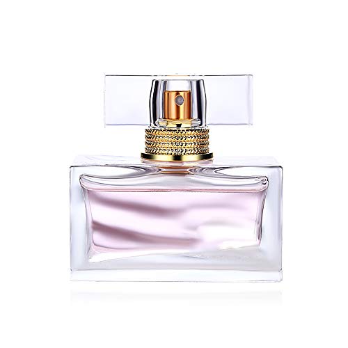 DQM Perfume para Mujer, Perfumes de Fragancia Floral Elegante y Fresca Duradera, Elemento de Cristal Brillante Cabezal rociador de Aluminio - Melocotón/Jazmín/Vainilla, 30ml / 1oz