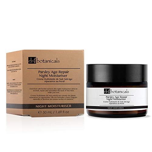 DR BOTANICALS Crema hidratante de noche antiedad reparadora de persil