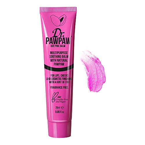 Dr PAWPAW Balm for Lips, Skin, Hair, Nails and Cuticles (Single, Hot Pink)