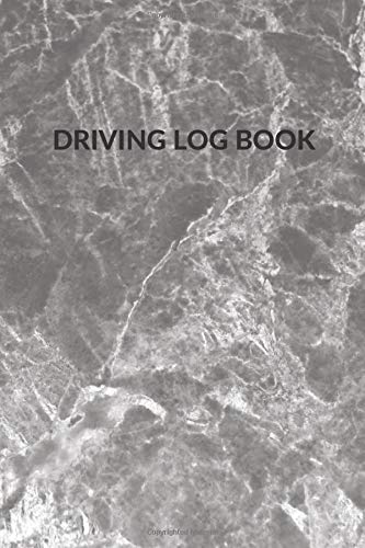 Driving Log Book: Driver Gift  Present Journal Notebook Diary. 6x9 Inch. 100 pages. Sleek & Elegant.