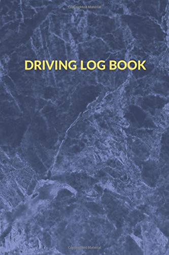 Driving Log Book: Driver Gift  Present Journal Notebook Diary. 6x9 Inch. 100 pages. Sleek & Elegant.