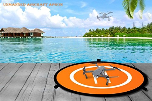 Drone Landing Pad, WisFox Universal Waterproof D 75 cm / 30 '' Pads portátiles de aterrizaje plegables para RC Drones Helicopter, PVB Drones, DJI Mavic Pro Phantom 2/3/4 Pro, Antel Robotic
