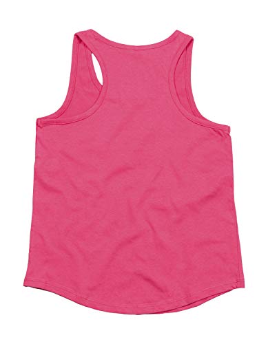 Druckerlebnis24 - Camiseta de tirantes unisex para niños y niñas, diseño de palmeras de flamenco rosa 128