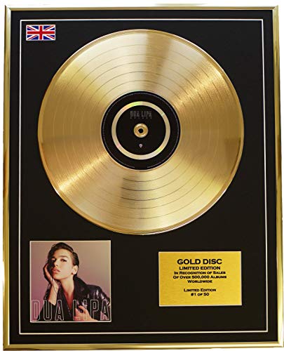 DUA LIPA/Edicion Limitada/CD Disco de Oro/Album/DUA LIPA