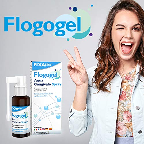 Dulàc - Agua Gingival Spray - 30 ml - Enjuague bucal protectora de la mucosa oral - con Ácido Hialurónico - Flogogel -