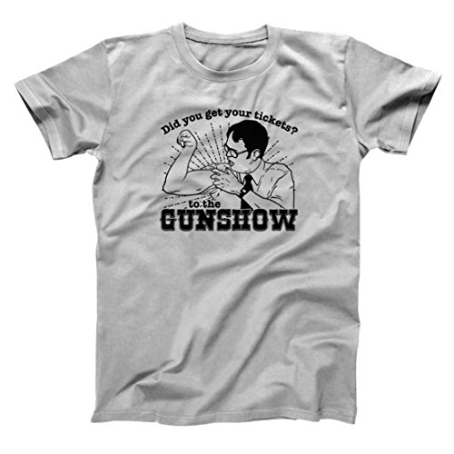 Dwight Schrute Gun Show Funny Lifting Strong Office Comedy 90s Humor Mens Shirt