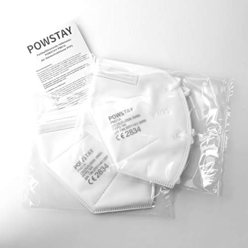 EasyCHEE Powstay PM01A máscara filtrante de partículas FFP2 NR, 2 unidades