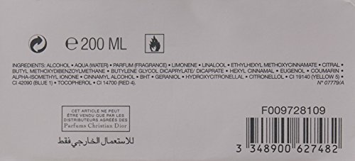 EAU SAUVAGE Eau De Toilette 200ML@