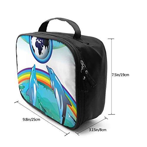 Eco Earth Clean Water Travel Bolsa de Maquillaje y Organizador cosmético para Mujeres