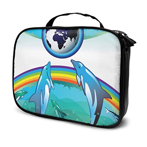 Eco Earth Clean Water Travel Bolsa de Maquillaje y Organizador cosmético para Mujeres