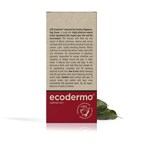 Ecoderma Intensive Eye Contour Regenerating Cream 30ml - Reduces Eye Bags And Dark Circles