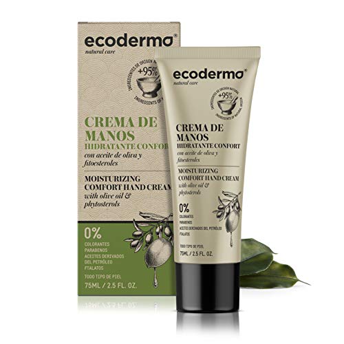 Ecoderma Moisturizing Comfort Hand Cream 75ml - Stimulates The Dermal Metabolism And Repairs The Skin During The Night