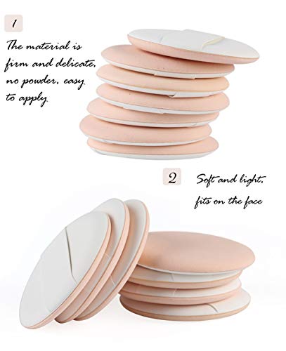 Edary Maquillaje Puff Air Cushion Puff Maquillaje seco y húmedo Esponja BB Cream Herramientas especiales de maquillaje Puff (Azul)