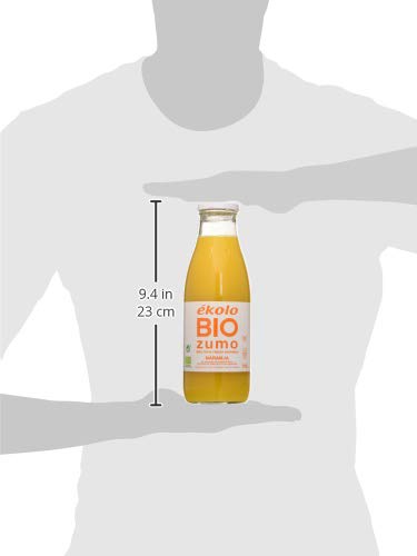 Ekolo  Zumo De Naranja Ecológico, 100% Exprimido, 6 Botellas * 750Ml   4500 ml