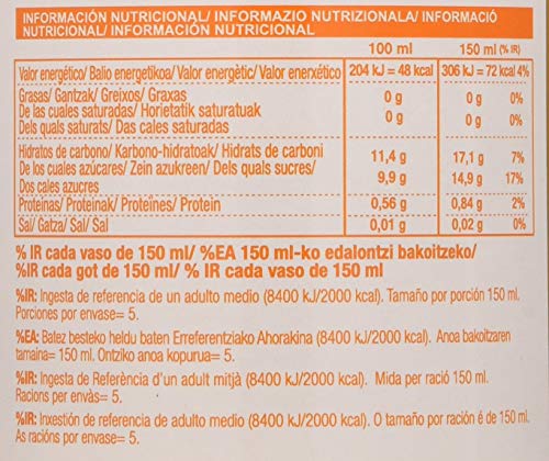 Ekolo  Zumo De Naranja Ecológico, 100% Exprimido, 6 Botellas * 750Ml   4500 ml