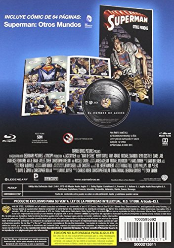 El Hombre De Acero (Edición Con Comic)  Blu-Ray [Blu-ray]