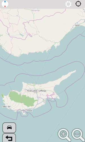 El norte de Chipre GPS Navigator (Golden Forge)