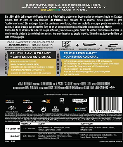 El precio del poder (4K UHD + BD) [Blu-ray]