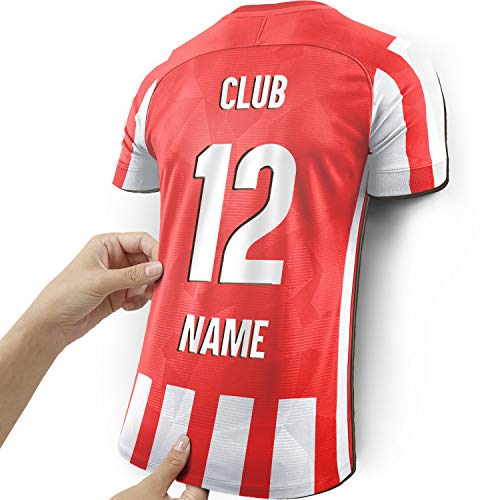 Elbeffekt Lámpara de Camiseta para los Fans del Bilbao Hecha de Madera - Regalo Personalizable - Regale su artículo Individual para Fans del Bilbao Hecho de Madera Real