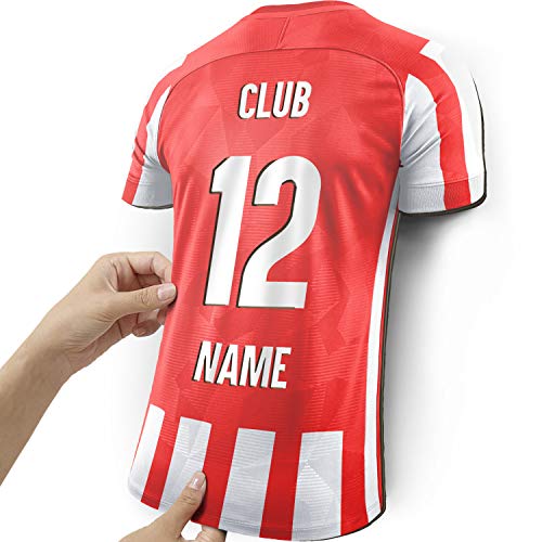 Elbeffekt Lámpara de Camiseta para los Fans del Bilbao Hecha de Madera - Regalo Personalizable - Regale su artículo Individual para Fans del Bilbao Hecho de Madera Real