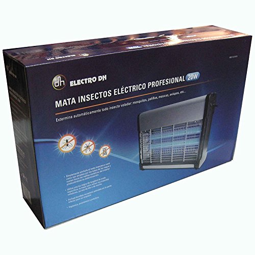ElectroDH 60.303 - Mata-mosquitos eléctrico profesional para moscas, mosquitos, abejas
