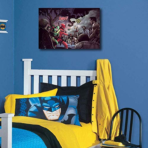 Elliot Dorothy Deadpool Comics Home Décor Wall Art Painting Canvas for Living Room, Bedroom Decorative Artwork 36"x24", Unframed/Frameable