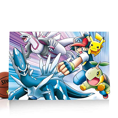 Elliot Dorothy Pokemon Wall Art On Canvas Wall Pictures for Living Room Bedroom 24"x18", Unframed/Frameable