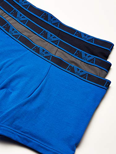 Emporio Armani - Calzoncillos bóxer monograma para hombre (3 unidades) - Multi - Small