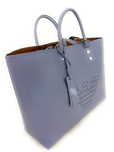 Emporio Armani mujer bolsa de asa larga azzurro/cuoio