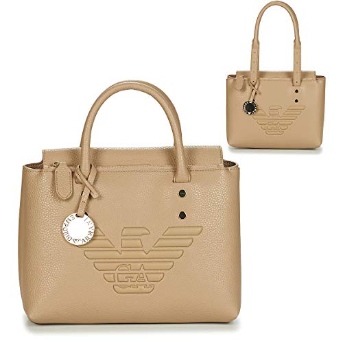 Emporio Armani WOMEN'S TOTE BAG Beige Size: Talla única
