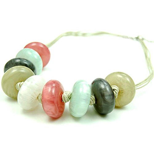 En colores Lovely collar algodón 3 A presión para chupete con cuerdas. Embalaje diseño de flores