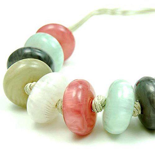 En colores Lovely collar algodón 3 A presión para chupete con cuerdas. Embalaje diseño de flores