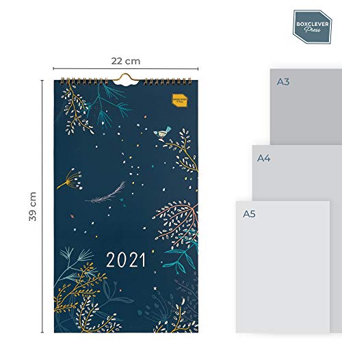 (en inglés) Everyday Calendar for Two de Boxclever Press. Calendario 2021 pared con diseño de columnas flexible hasta 4 personas. Calendario 2021 se adapta a cualquier horario. Calendario enero-dic‘21