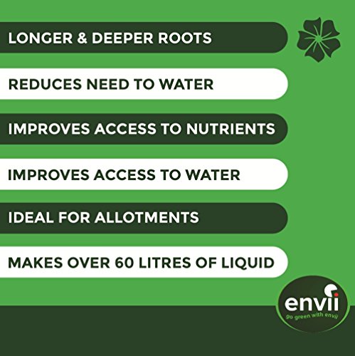Envii Deep Rooter – Tratamiento y Estimulador de Raíces Mejora el Crecimiento Altura y Grosor de Las Raíces de Las Plantas (250ml Concentrado)