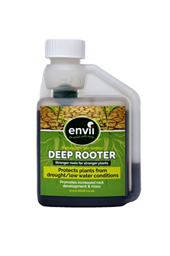 Envii Deep Rooter – Tratamiento y Estimulador de Raíces Mejora el Crecimiento Altura y Grosor de Las Raíces de Las Plantas (250ml Concentrado)