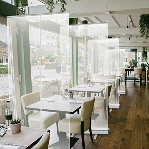 Eortzzpc Guardia De Estornudos Divisor De Escritorio, Pantalla Protectora Portátil con Fácil De Instalar para La Peluquería De La Oficina, Sin Necesidad De Herramientas (Size : 23.6x62.9inch)