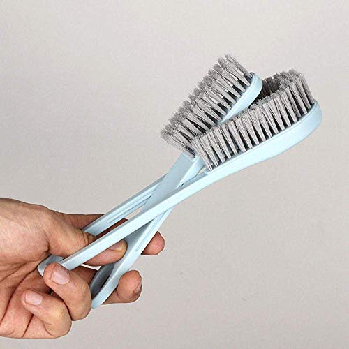 EPRHAY - Cepillo de limpieza para zapatos, cerdas fuertes, aplicación Dauber para botas de cuero, mango largo, zapatos suaves, cepillo de viaje, bolsas de viaje, hogar, cuidado de zapatos