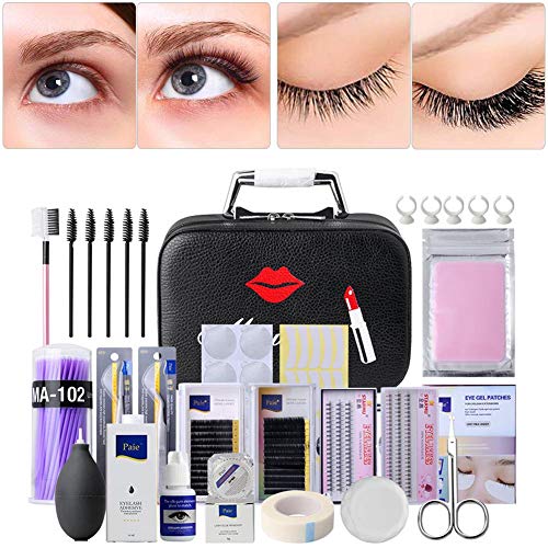 Equipo de Extensión de Pestaña 22 Piezas, juego de práctica de pestañas postizas, herramienta de entrenamiento de injerto de pestañas, kit de herramientas de entrenamiento de injerto de pestañas