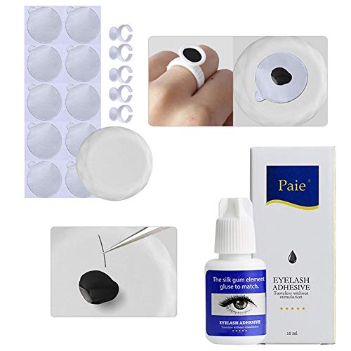 Equipo de Extensión de Pestaña 22 Piezas, juego de práctica de pestañas postizas, herramienta de entrenamiento de injerto de pestañas, kit de herramientas de entrenamiento de injerto de pestañas