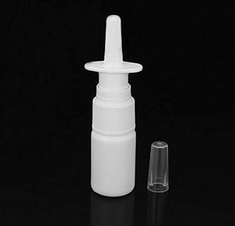 ericotry - 12 Unidades de pulverizadores de plástico para Bomba de Nasal vacíos y Recargables para Uso doméstico y de Viaje