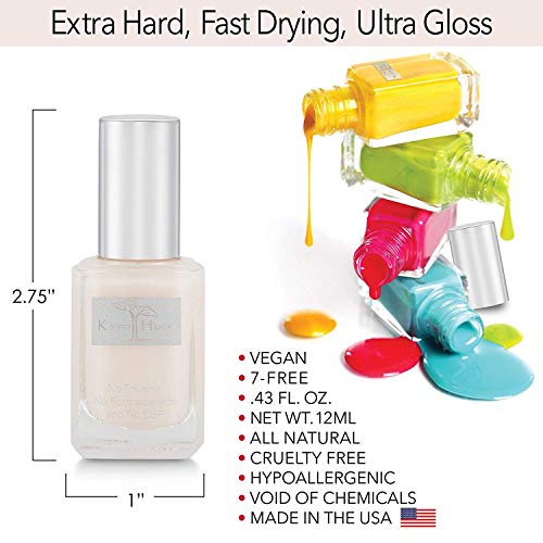Esmalte de uñas natural orgánico Karma, pintura de uñas no tóxica, vegana y sin crueldad (HEAVENLY HAZE)