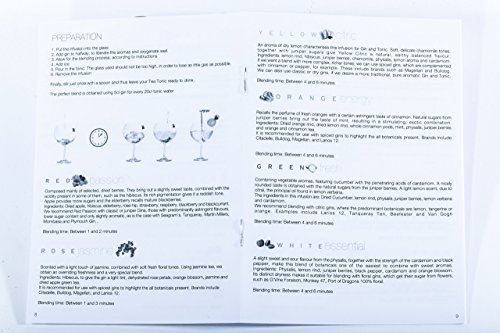 Especias Gin Tonic kit gift box naturales MiniPack de Infusiones - Con 6 aromas y 24 uds para aromatizar tu cóctel