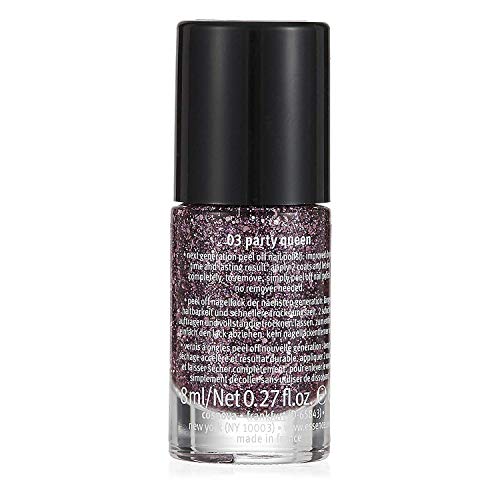 ESSENCE ESMALTE PEEL OF GLITTER ON GLITTER OFF 03 PARTY QUEEN