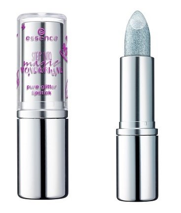 Essence Step into Magic Wonderland Pure Glitter Lipstick nº 01 chrome into my life contenido: 3,8 g para pintalabios Glanzvolle Labios.