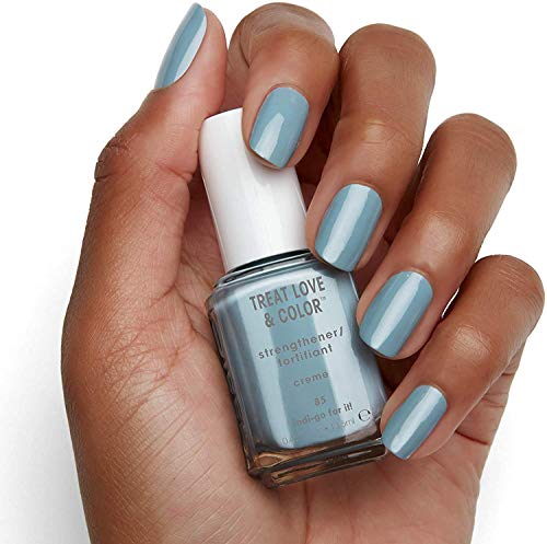 Essie Treat Love Color Cuidado y color, 85 Indi-go For It, 13,5 ml, lote de 3 (3 x 13,5 ml).