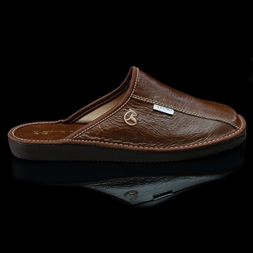 ESTRO Rust Zapatillas de Estar por casa la de los Hombres (42, Whisky)