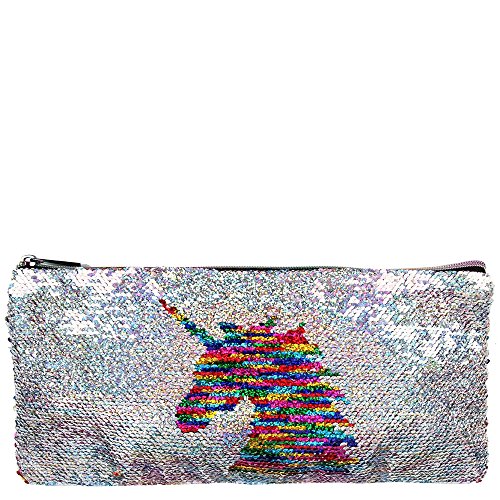 Estuche grande con lentejuelas de unicornio