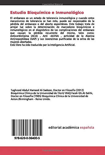 Estudio Bioquímico e Inmunológico: para las isoenzimas de la alanina aminopeptidasa de las mujeres abortadas
