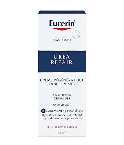 Eucerin La Reposición De La Piel Seca La Cara Crema De Noche 5% De Urea Con 50 ml De Lactato