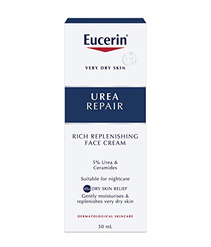 Eucerin La Reposición De La Piel Seca La Cara Crema De Noche 5% De Urea Con 50 ml De Lactato